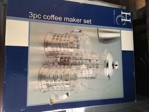 3 piece coffee maker set