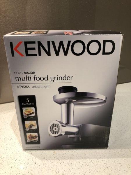 Kenwood AT950 Chef/Major Multi Food Grinder Attachment Mincer New