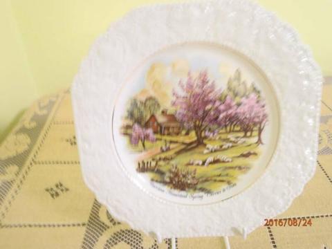 American Homestead Spring Currier & Ives - Lord Nelson Plate
