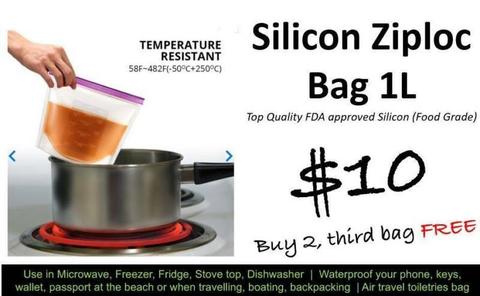 Silicone 1L Food Bag