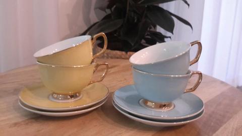 Tea Cup and Saucer Sets. Cristina Re