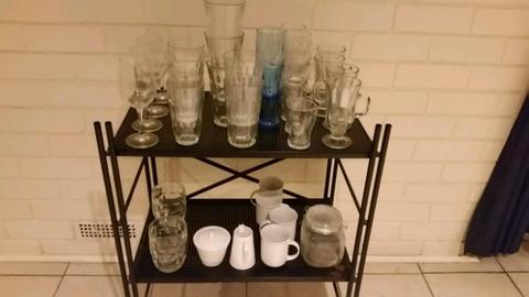 Assorted glasses and mugs