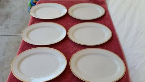 6 China Serving Plates