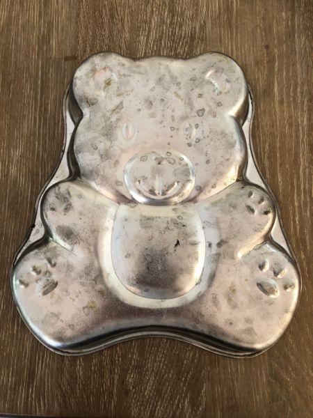 Teddy Bear Baking Tin approximately 35cm long 30cm wide