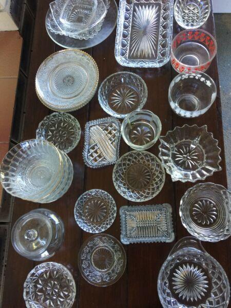 Glassware Vintage x 30