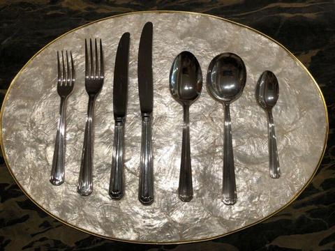 Grosvenor Silver Plated Cutlery Set for 8 (60 pieces)