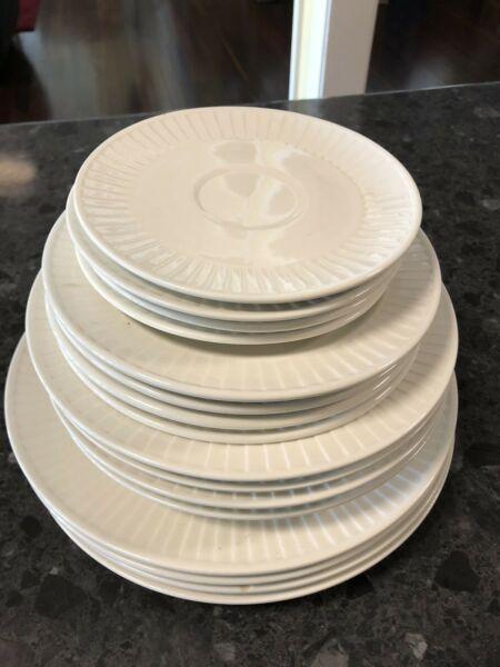 Dining Porcelain Plates set 4x4 each