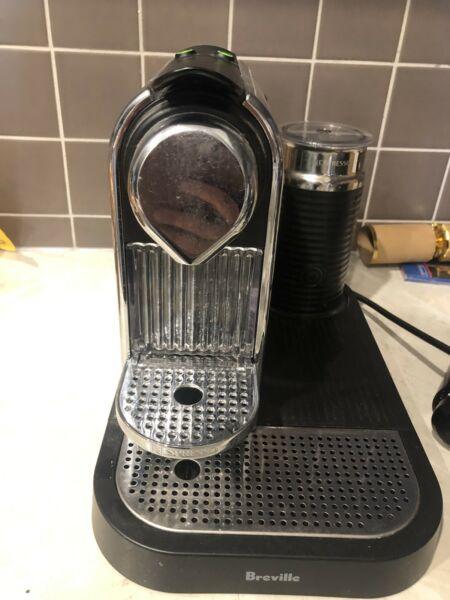 Nespresso pod coffee machine