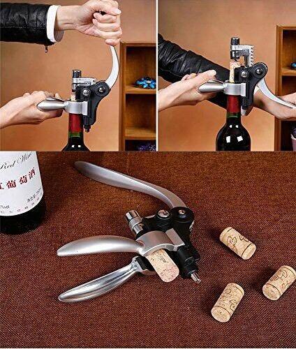 Deluxe Cork-Pull with Stand and Foil Cutter