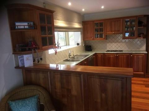 REDUCED Complete Blackwood Timber Kitchen