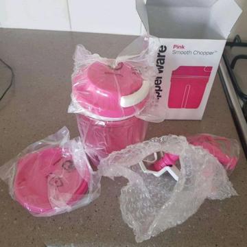 **BRAND NEW IN BOX** TUPPERWARE Pink Smooth Chopper
