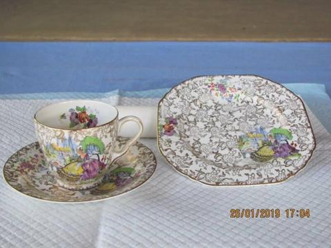 Cup, Saucer & Side Plate