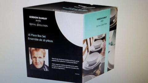 Gordon Ramsay by Royal Doulton Dinner Set.. Brand New In Box