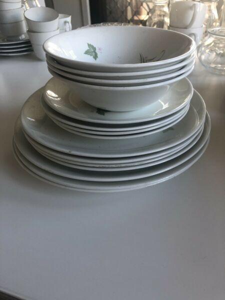 16 Piece dining set - missing one plate