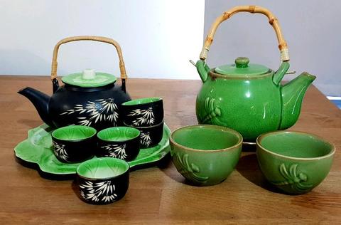 Beautiful tea pot and cup sets