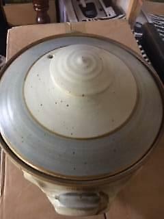 pottery casserole dish
