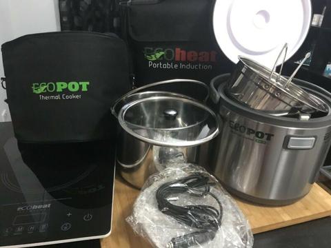 Near new Ecopot with induction cooktop & all acc !! *UPDATED*
