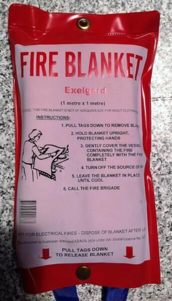 Fire Blanket- As NEW, never used/removed from pkt