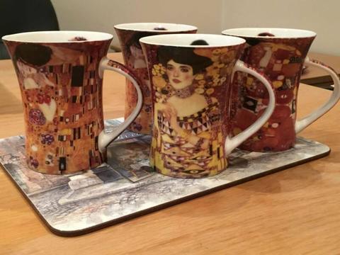 Klimt coffee mugs