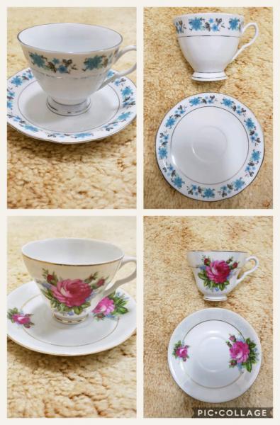 Beautiful teacup and saucers