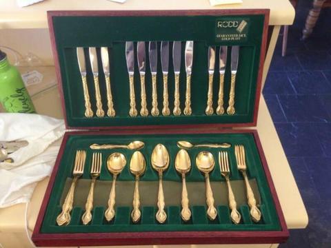 Rodd Gold Plated Cutlery