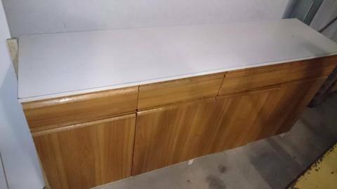 Long cupboard tall pantry and stove for sale