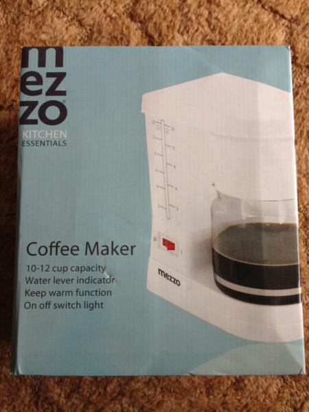 Brand New Mezzo Coffee Maker