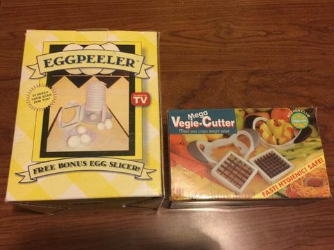 Brand new eggpeeler and vegie cutter