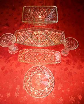 Crystal serving dishes, bowls & vases - prices start at $5