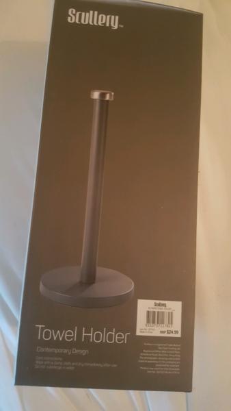 Scullery large paper towel holder for small and large towels