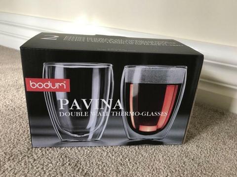 *BRAND NEW* Bodum Pavina Double Wall Thermo-Glasses 350ml (2 pieces)
