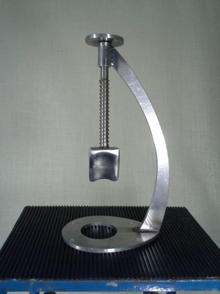Cocosplit Coconut Splitter (mounted on a stool)
