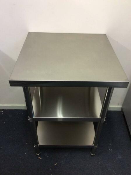 Stainless steel bench 3 level 600 x 700 x 900