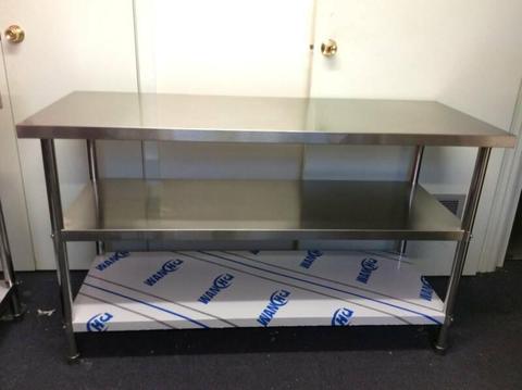 New Stainless Steel Kitchen Bench 1100x700x900