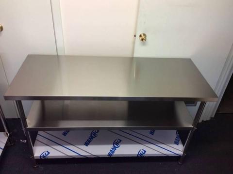 New Stainless Steel Kitchen Bench 1200x700x900
