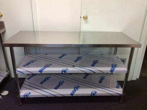 New Stainless Steel Kitchen Bench 1300x700x900