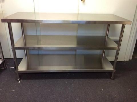 New Stainless Steel Kitchen Bench 1700x700x900