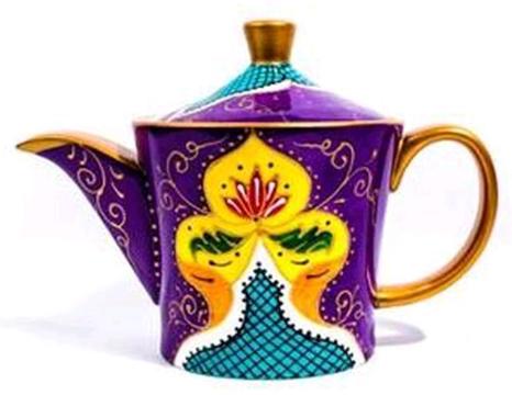Purple ISHKA Teapot Brand New In Box BNIB Tea Pot