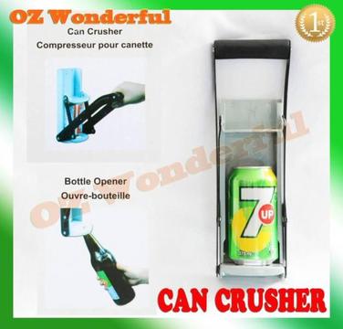 16oz Can Crusher Heavy Duty Steel Bottle Opener For Beer Soda