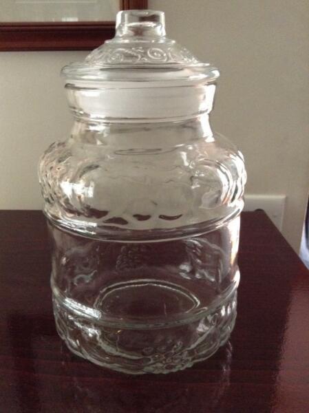 Large Glass storage jar