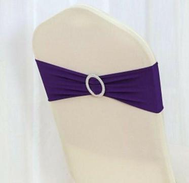 Lycra Chair bands purple brand new