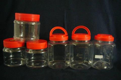 Clear Plastic food containers. Storage containers