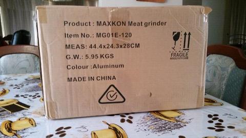 Brand new maxkon meat grinder