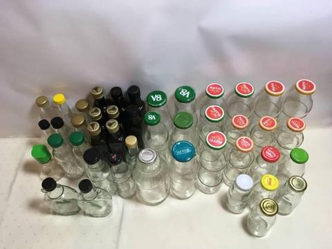 Bulk Empty Glass Bottles Sauce Bottles, Oil Bottles, Preserving