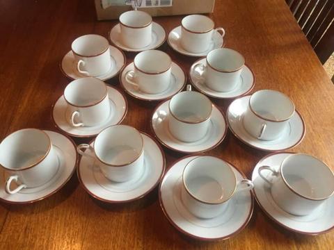 Noritake Tea Cup & Saucers 12 Sets