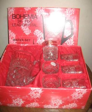 New Vintage Bohemia Water Jug Set for present or Shop