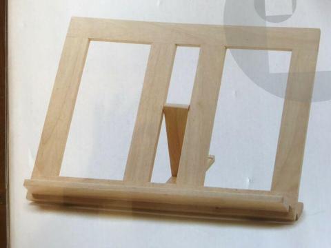 Recipe book holder - wooden