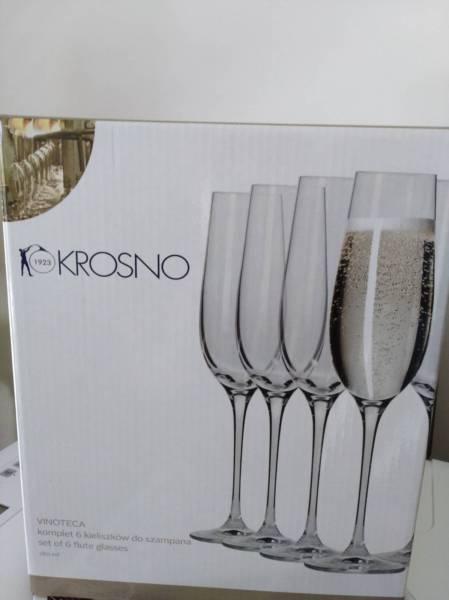 Krosno flute glasses - brand new