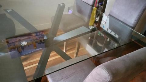Designer Glass Dining Table 8-seater
