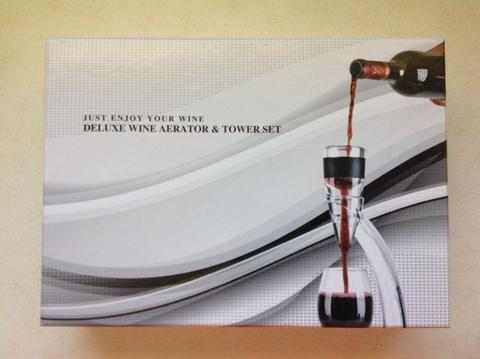 Deluxe Wine Aerator & Tower Set - Brand New in original box